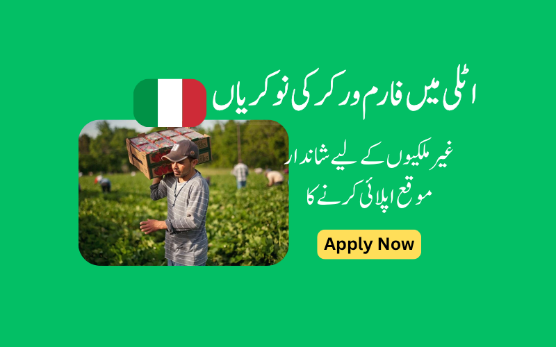 اٹلی میں فارم ورکر کی نوکریاں