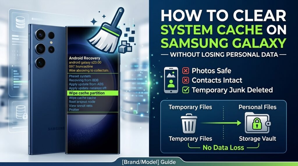How to Clear System Cache on Samsung Galaxy Without Losing Data (2026 Guide)